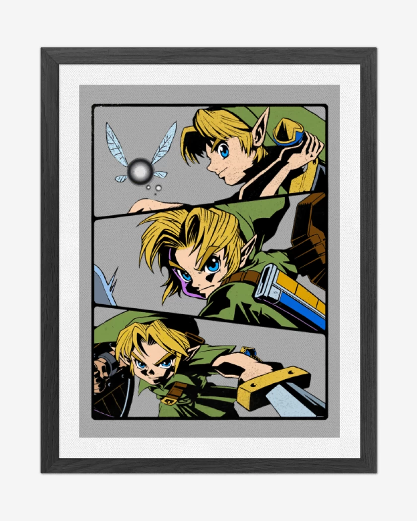Cuadro decorativo Gris Melange de Link Niño