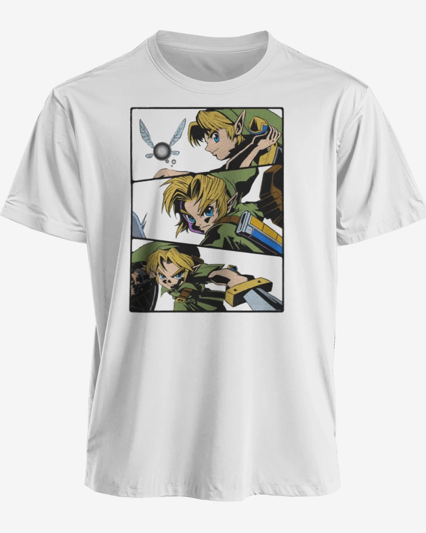 Polera premium Blanco de Link Niño