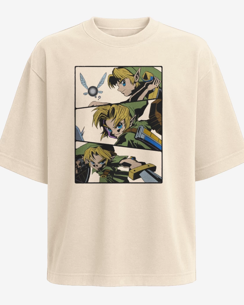 Polera Oversize Beige de Link Niño