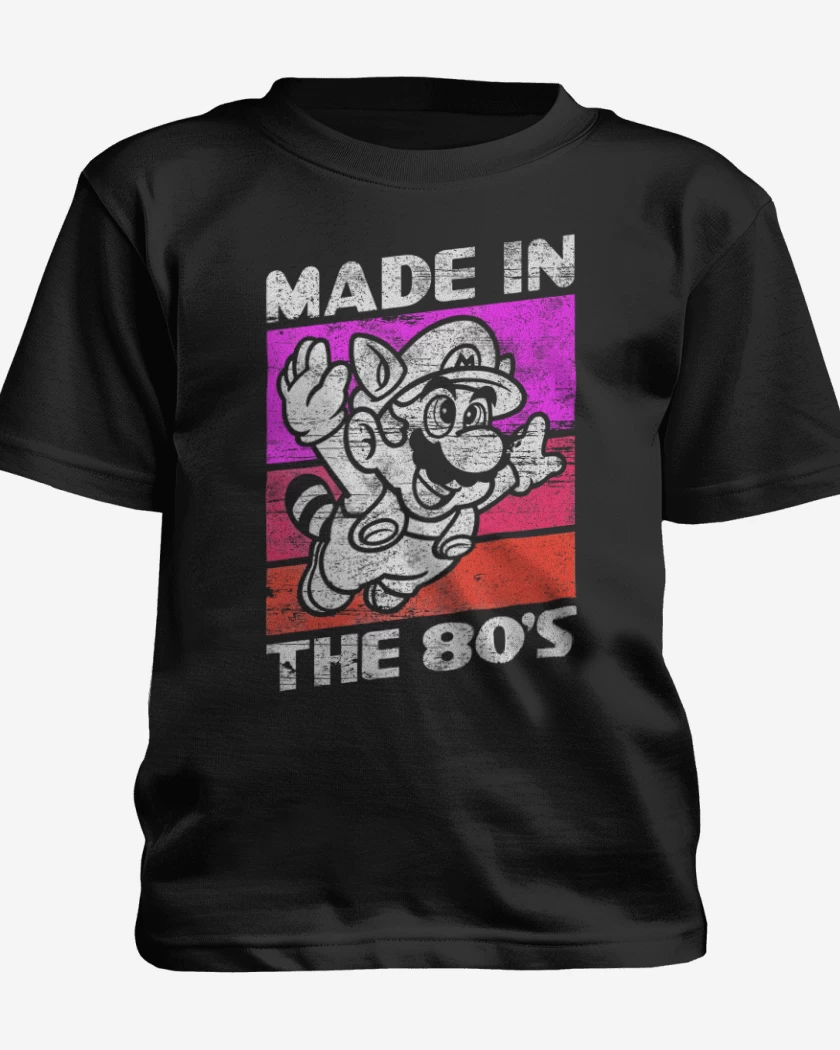Polera de niño Negro de Made in the 80