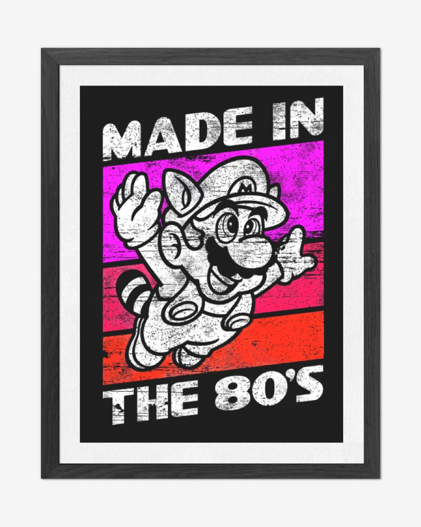 Cuadro decorativo Negro de Made in the 80