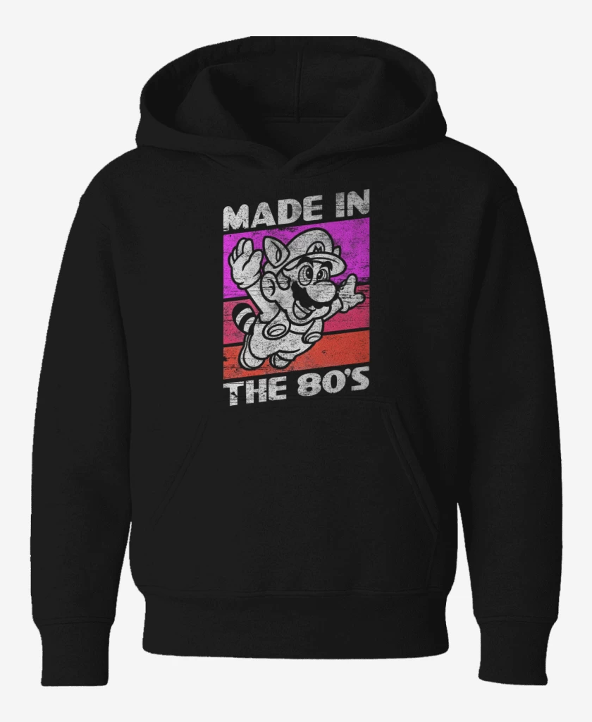 Poleron de niño Negro de Made in the 80