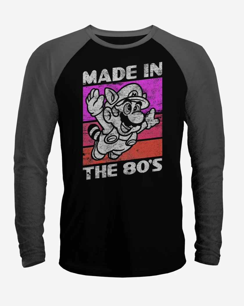 Polera Raglan Made in the 80