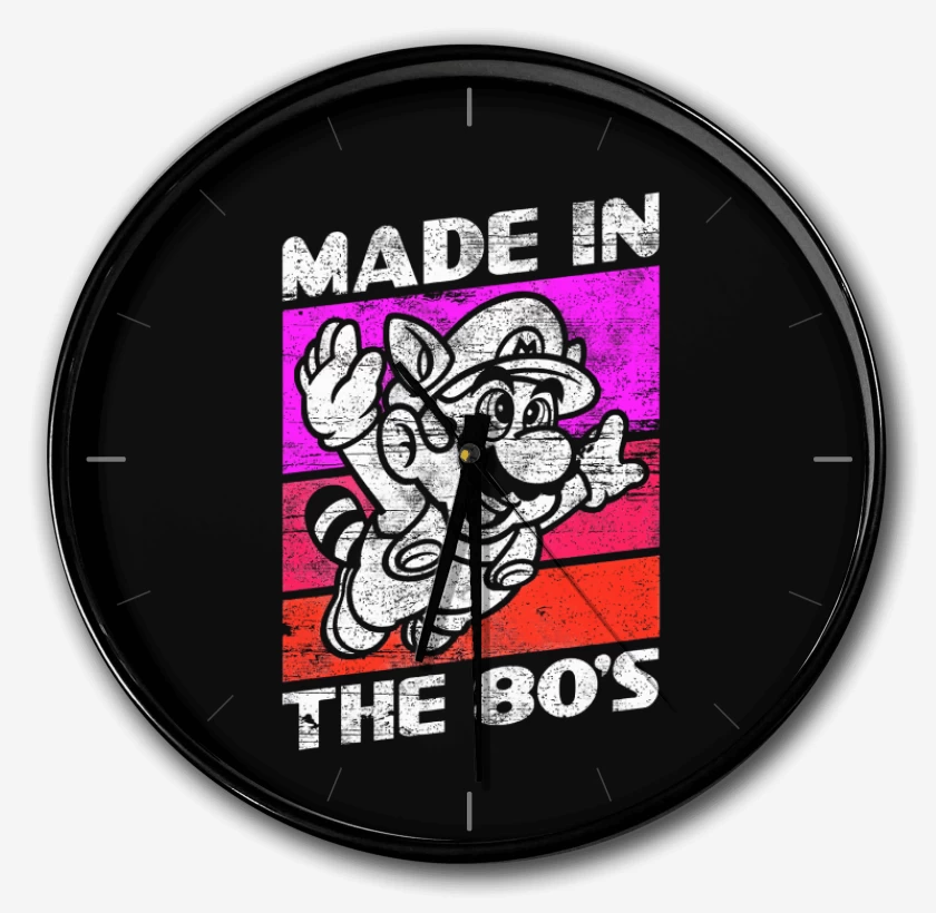 Reloj Negro de Made in the 80