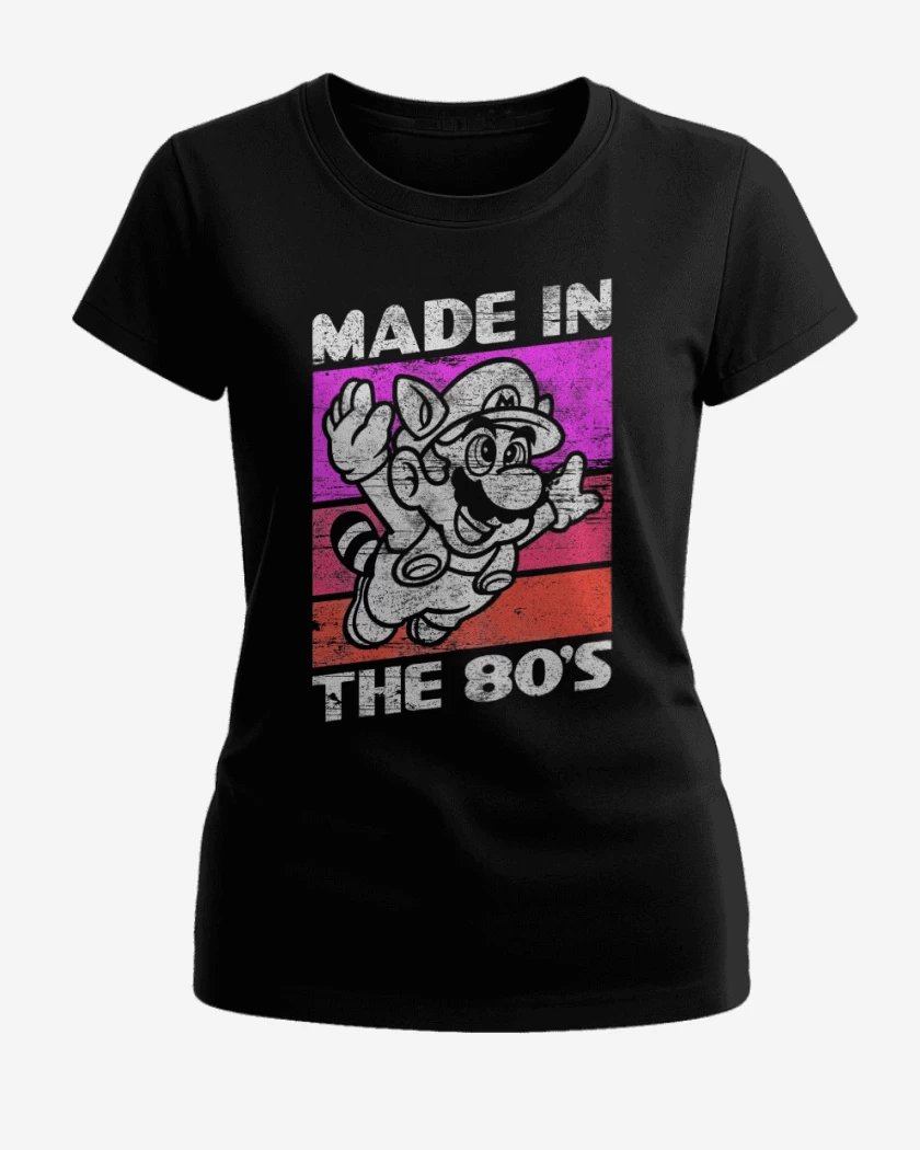 Polera de Mujer Negro de Made in the 80