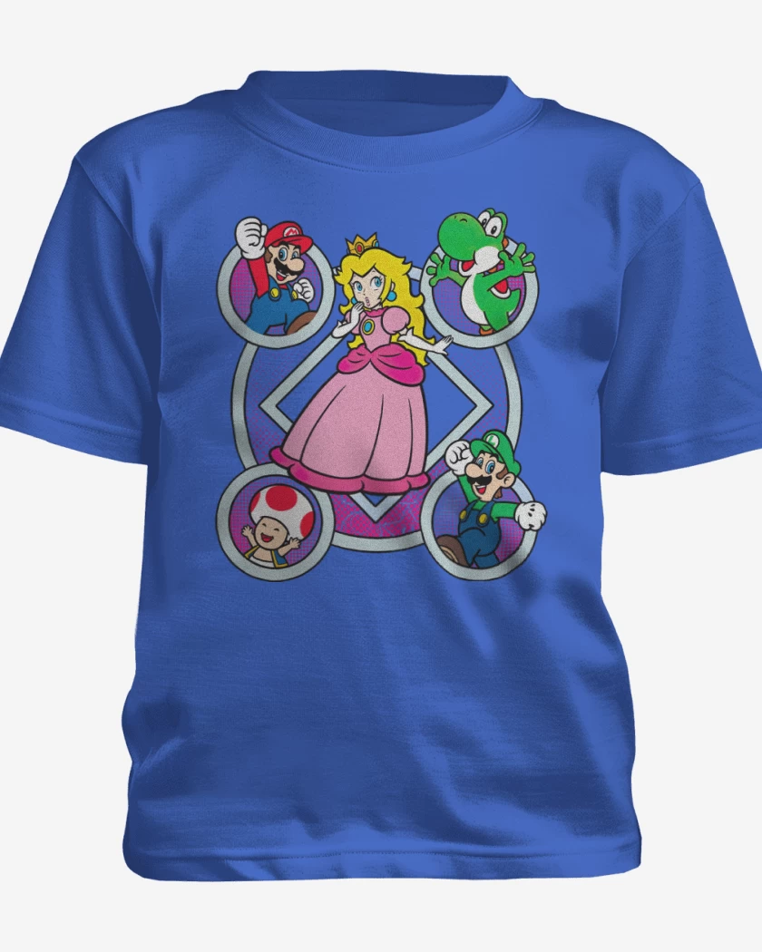 Polera de niño Super bigote Durazno