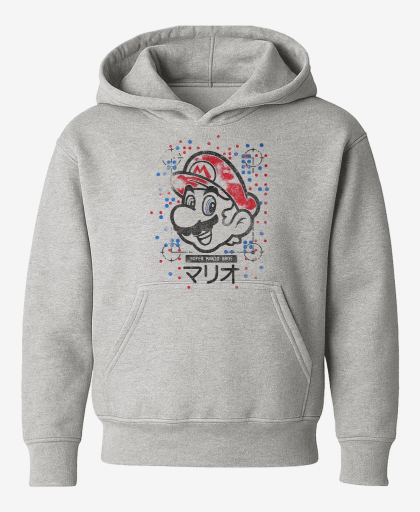 Poleron de niño Gris Melange de Super bigote  light