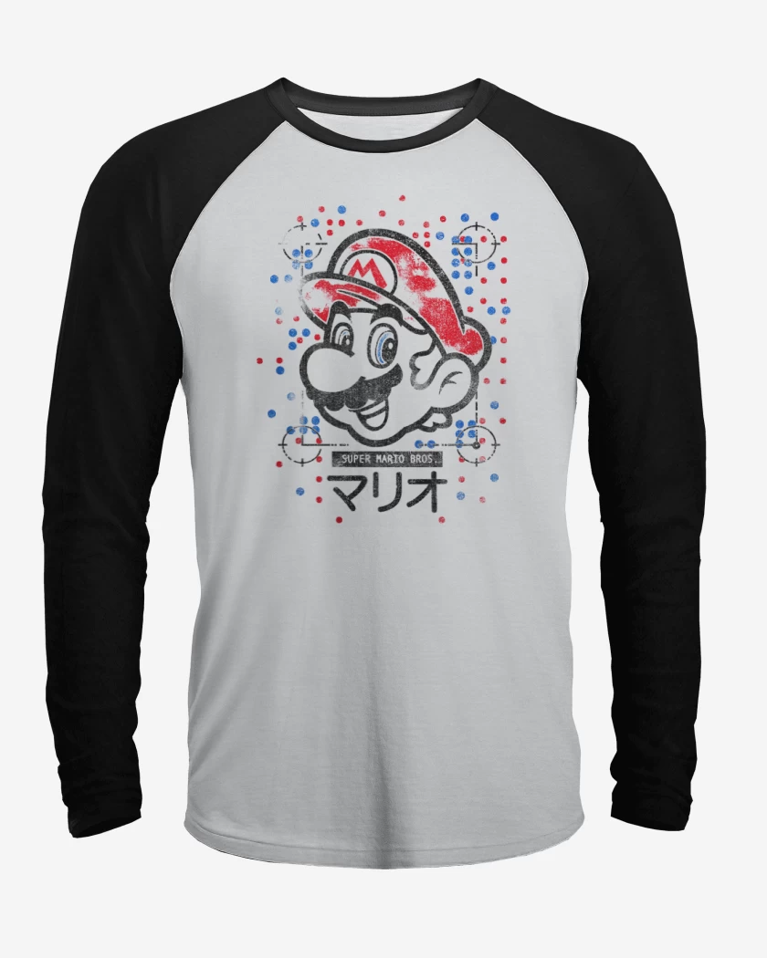 Polera Raglan Super bigote  light