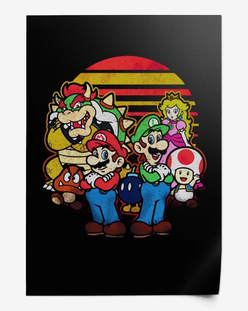 Print Super bigote panita