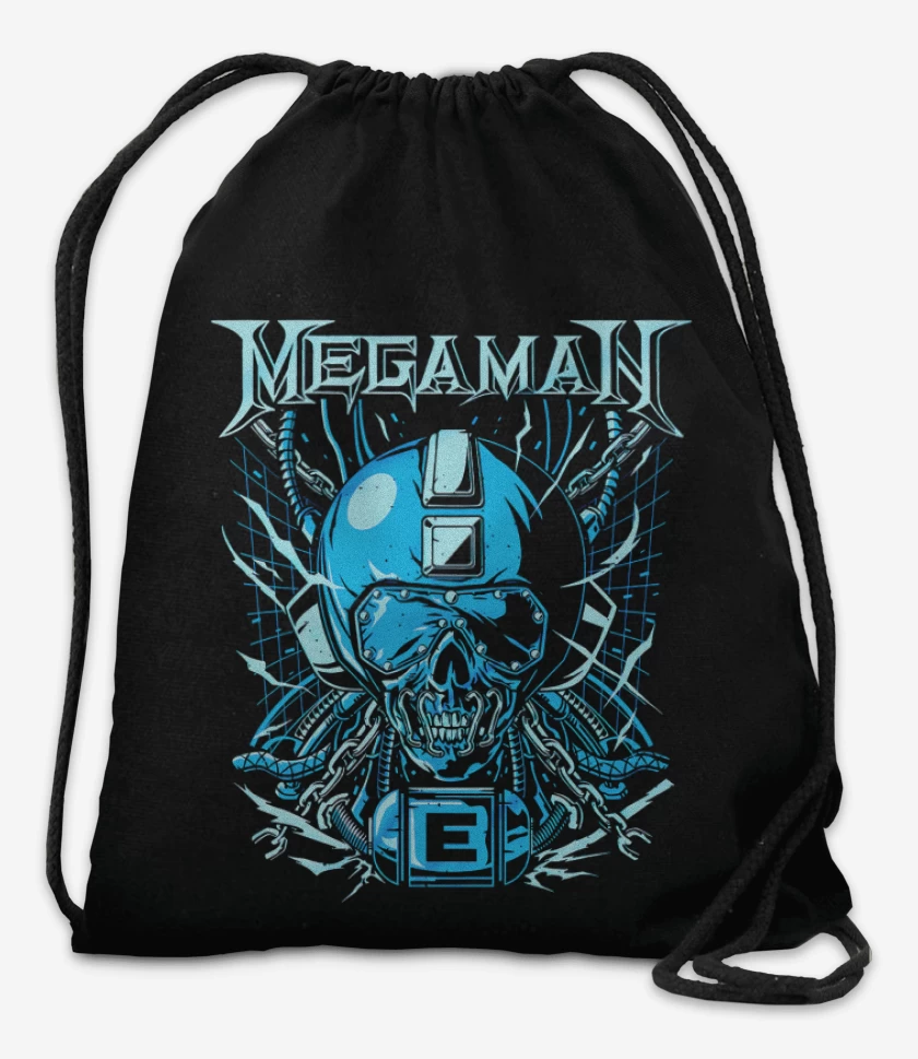 Mochila Negro de Megaman Megadeth