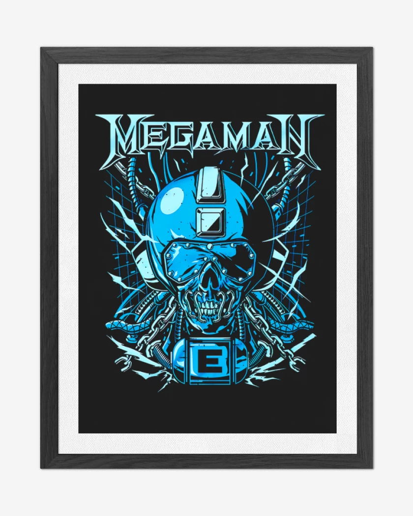 Cuadro decorativo Megaman Megadeth
