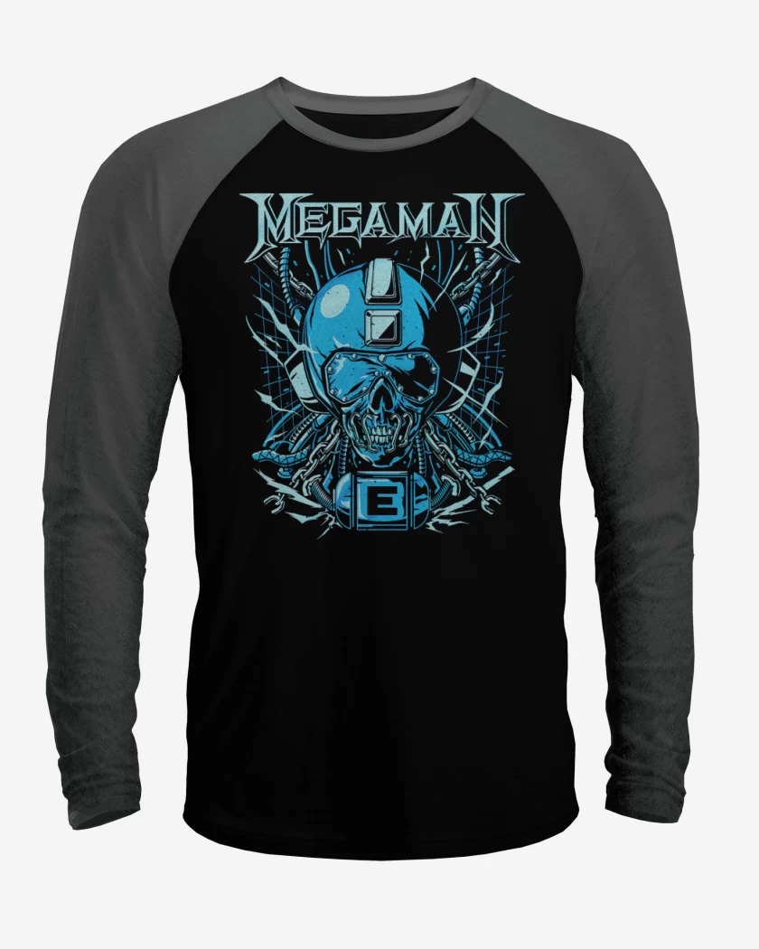 Polera Raglan Megaman Megadeth