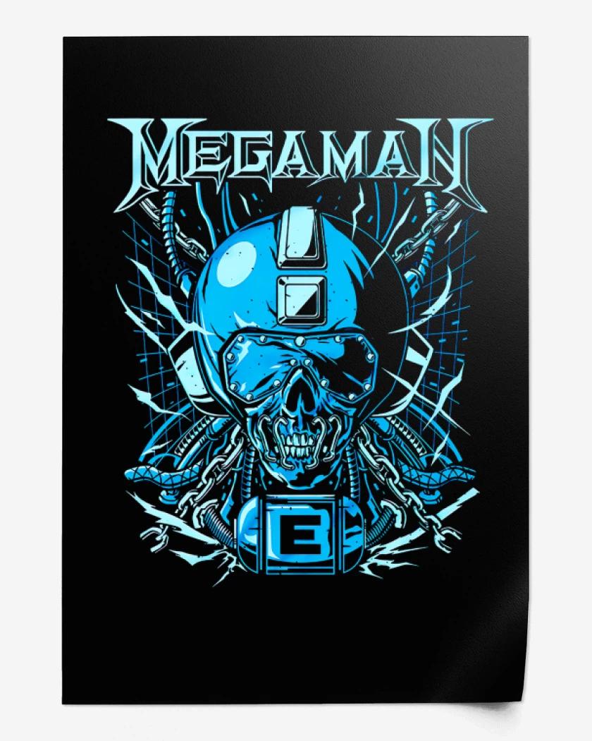 Print Megaman Megadeth
