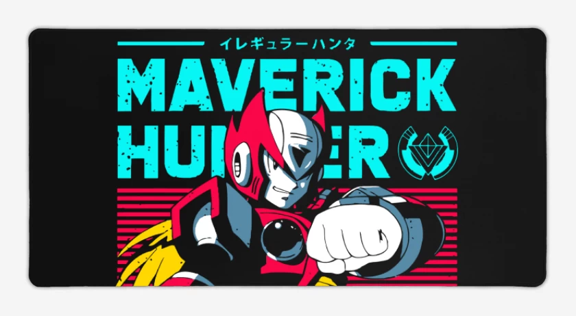 Mouse pad Gamer Negro de Zero Maverick Hunter