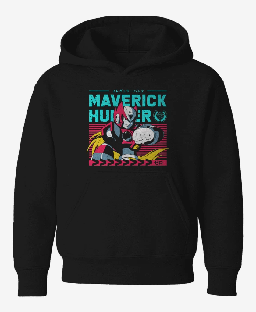 Poleron de niño Negro de Zero Maverick Hunter