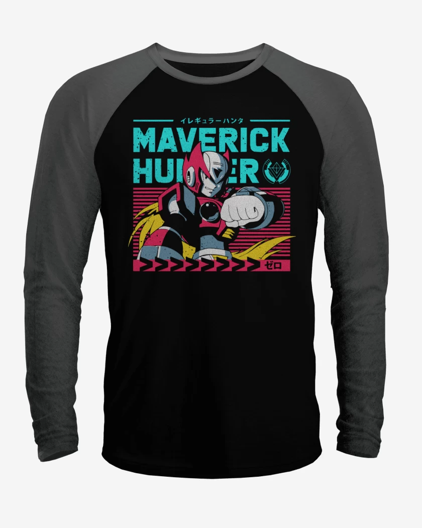 Polera Raglan Zero Maverick Hunter