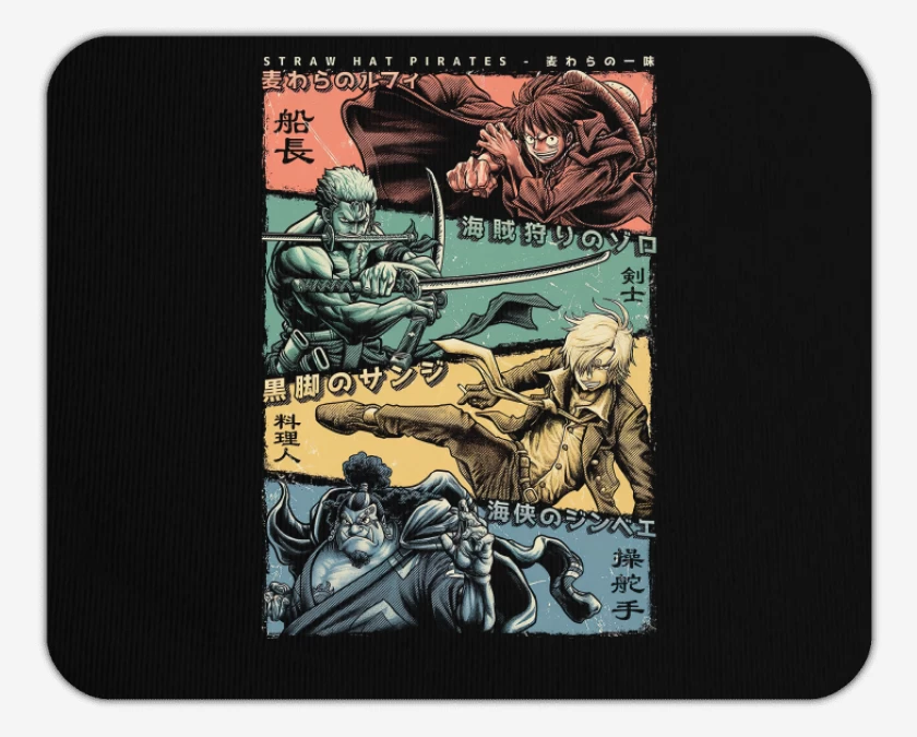 Mousepad Mugiwaras