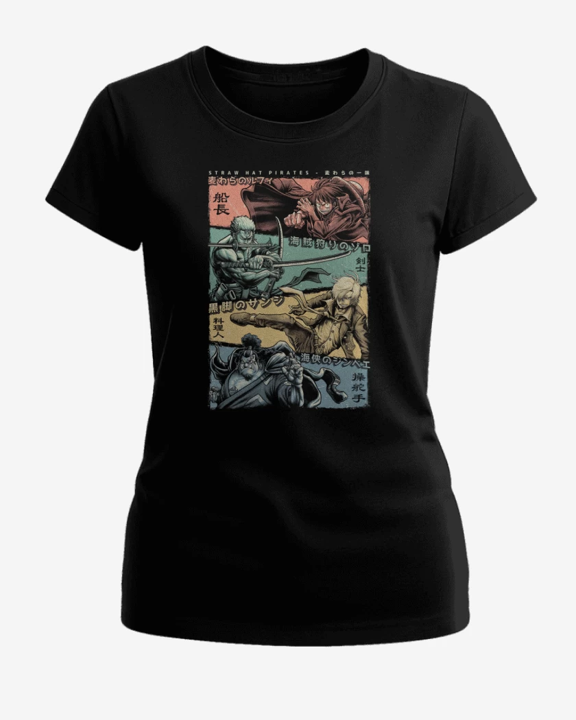 Polera de Mujer Negro de Mugiwaras
