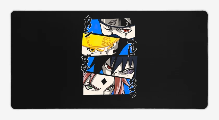 Mouse pad Gamer Negro de Equipo 7