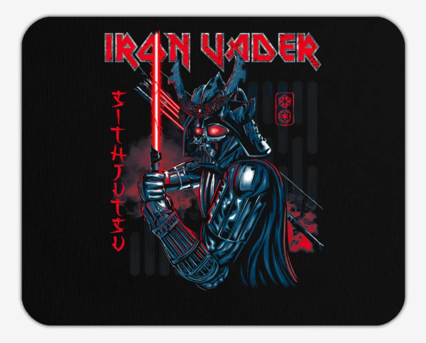 Mousepad Negro de Iron Vader