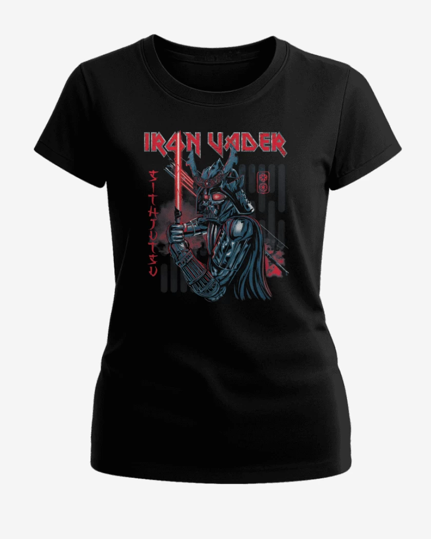 Polera de Mujer Negro de Iron Vader