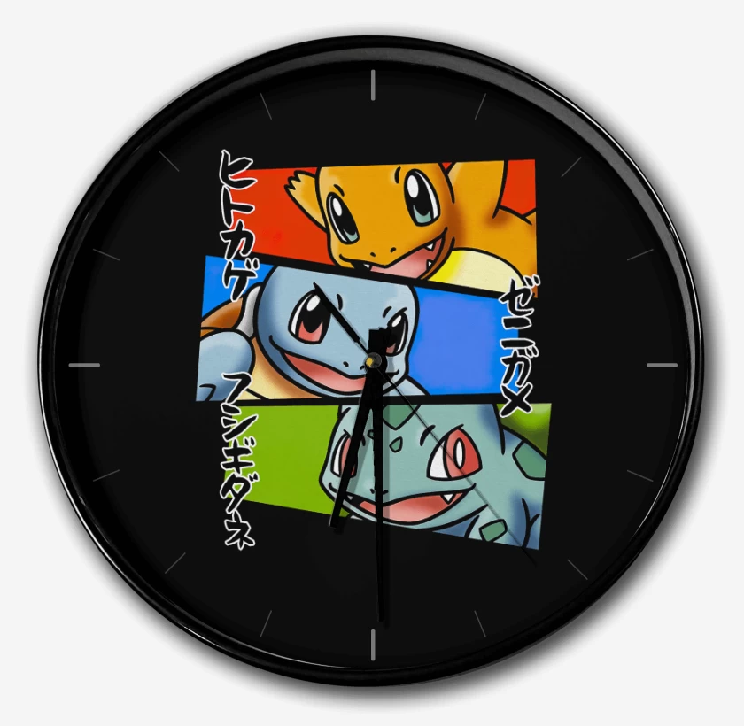 Reloj Negro de Starters Kanto