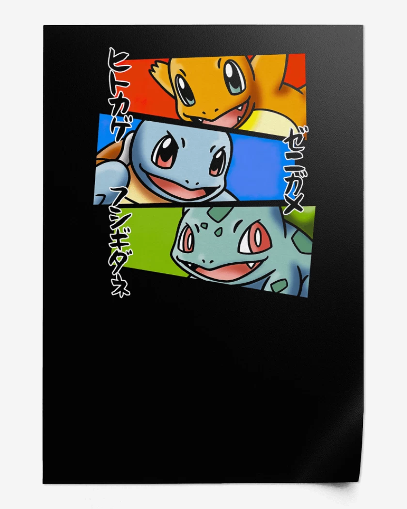 Print Starters Kanto