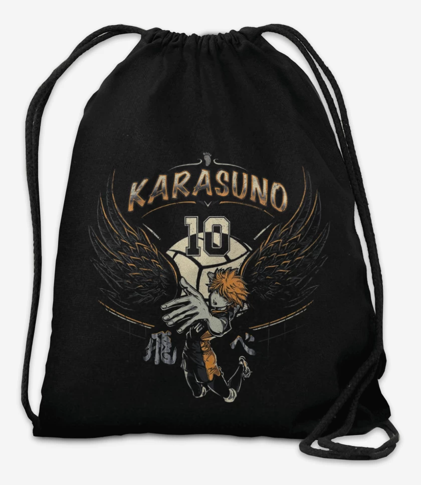 Mochila Negro de Karasuno