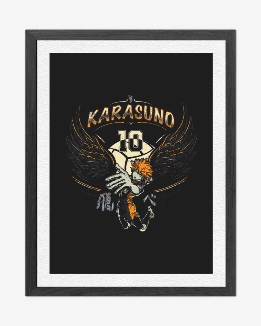 Cuadro decorativo Negro de Karasuno