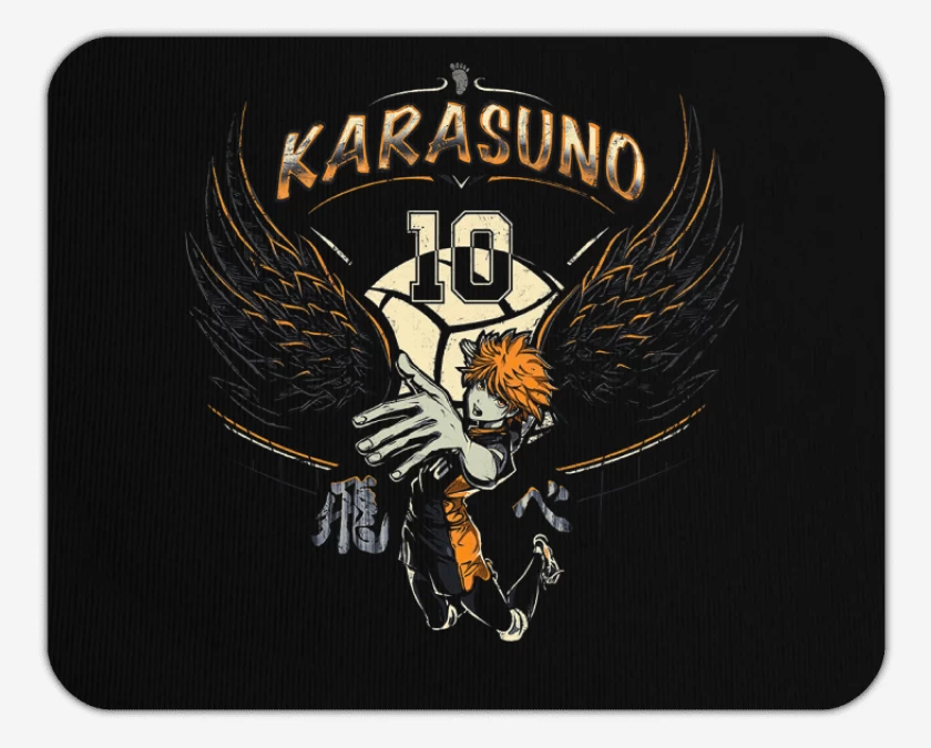 Mousepad Negro de Karasuno
