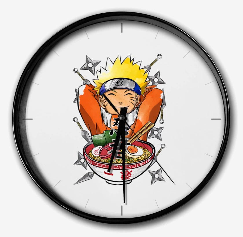 Reloj Blanco de Naruto ramen