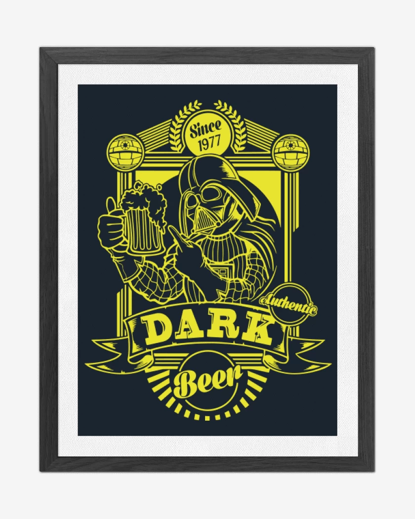 Cuadro decorativo Azul Marino de Dark Beer