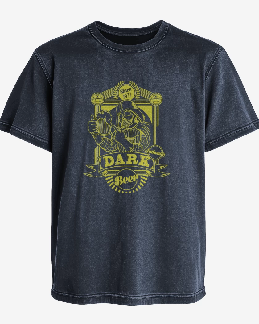 Polera desgastada Azul Marino de Dark Beer