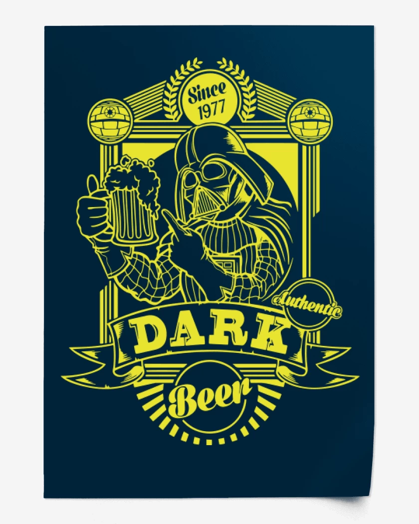 Print Dark Beer