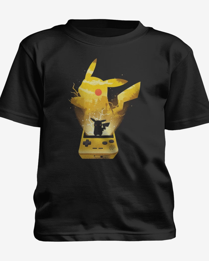 Polera de niño Negro de Pikaboy
