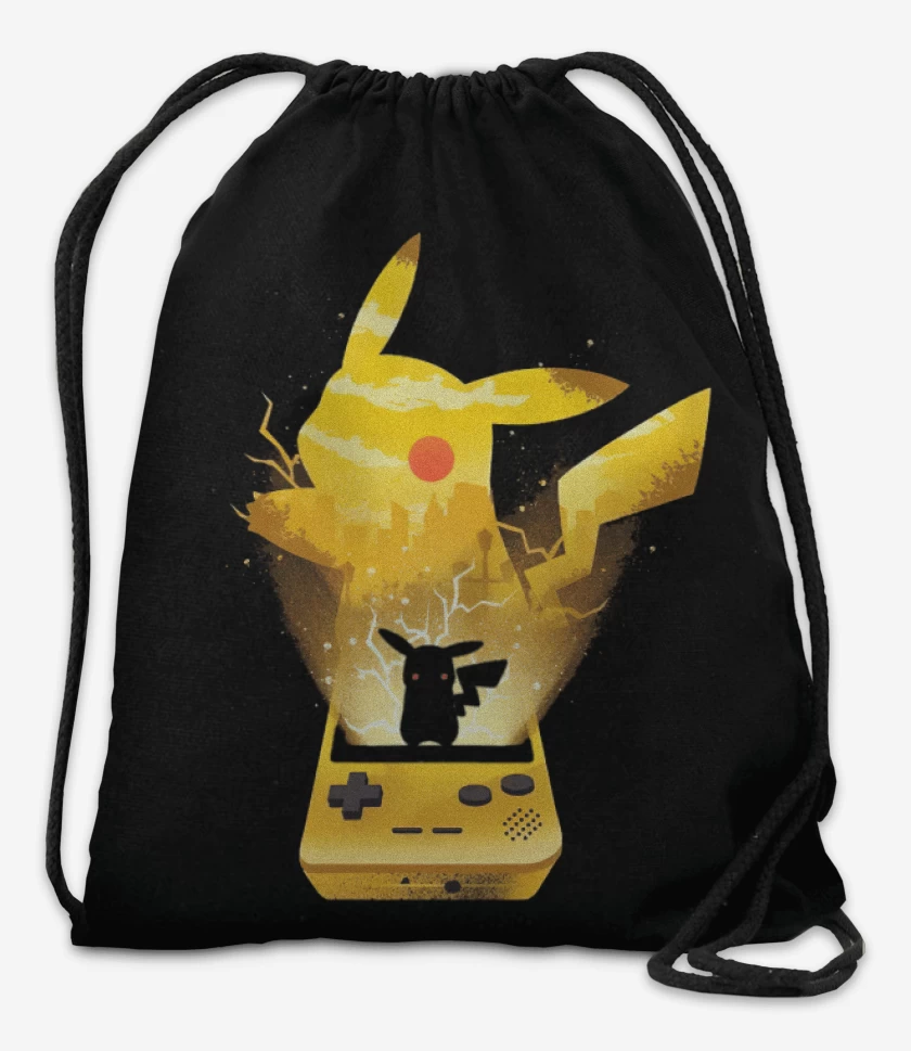 Mochila Negro de Pikaboy