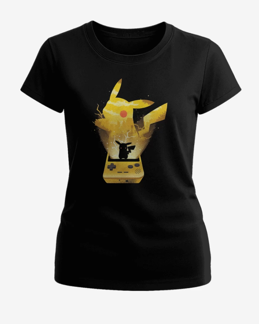 Polera de Mujer Negro de Pikaboy