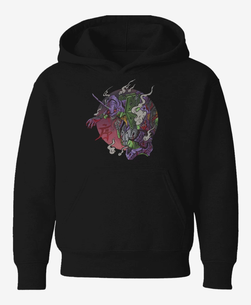 Poleron de niño Negro de Eva 001 Berserk