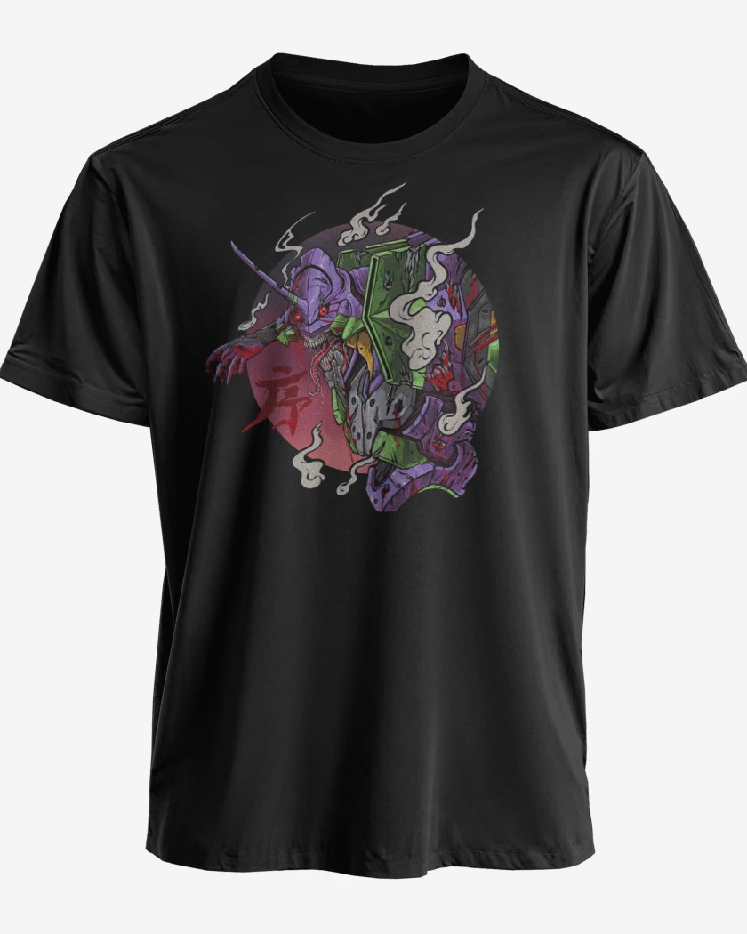 Polera premium Negro de Eva 001 Berserk