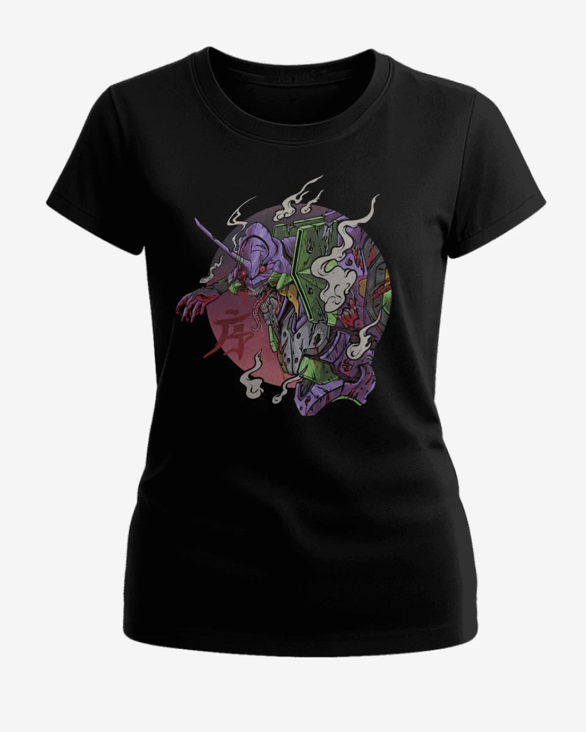 Polera de Mujer Negro de Eva 001 Berserk