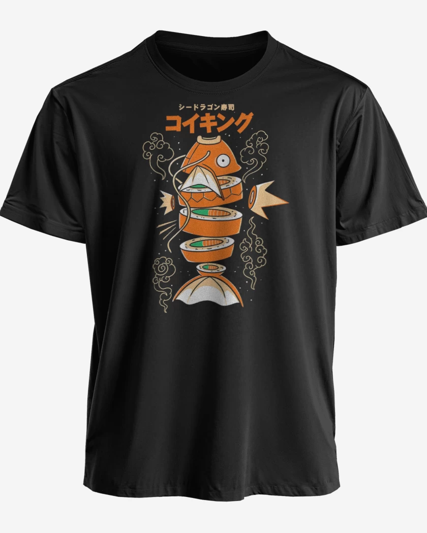 Polera premium Negro de Sushi-Karp