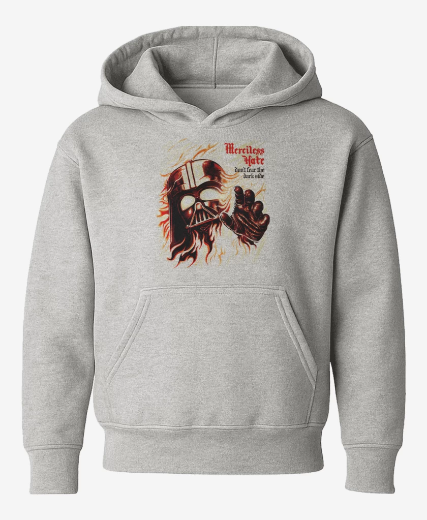 Poleron de niño Gris Melange de Merciless Hate