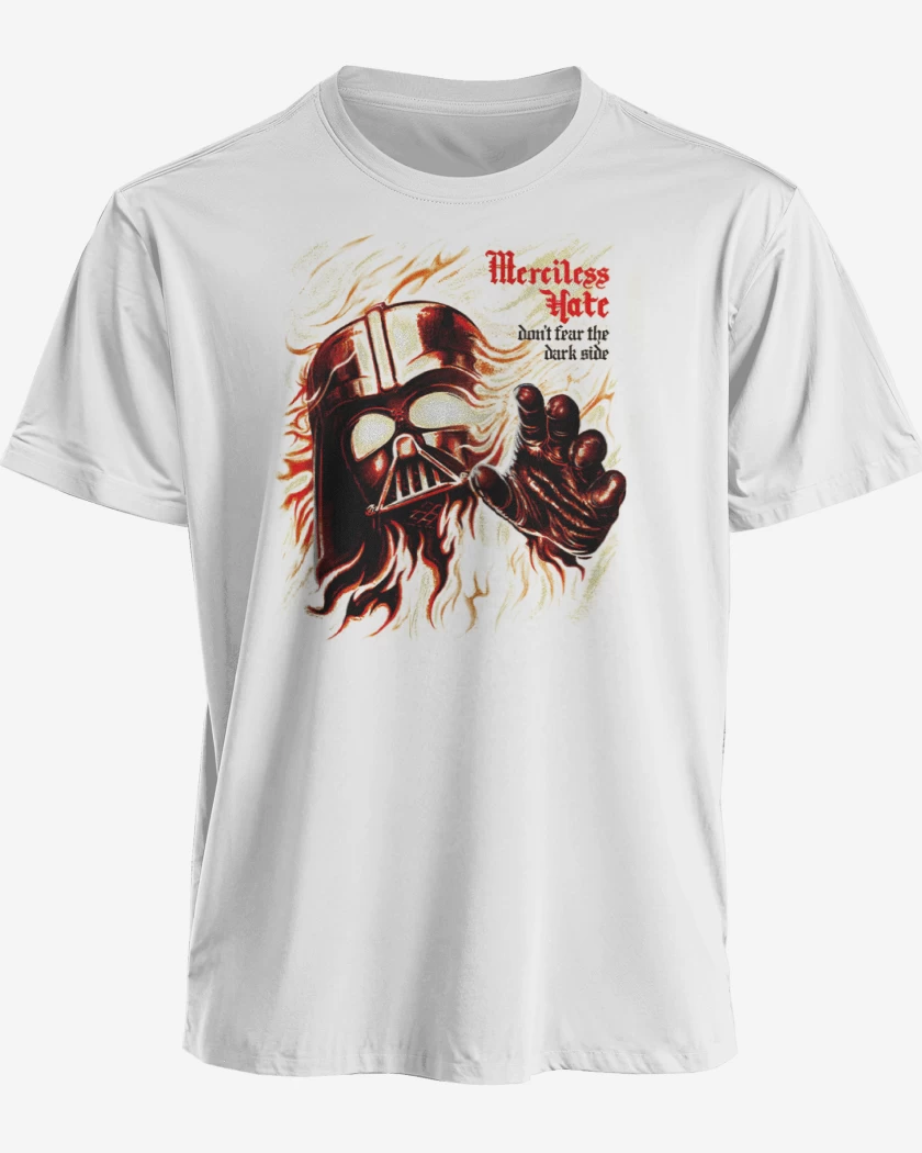 Polera premium Blanco de Merciless Hate