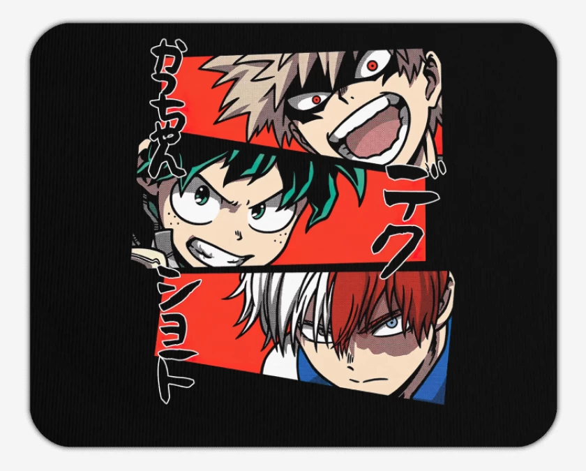 Mousepad Negro de Héroes!!!