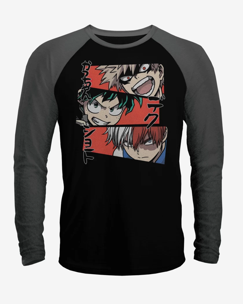 Polera Raglan Héroes!!!