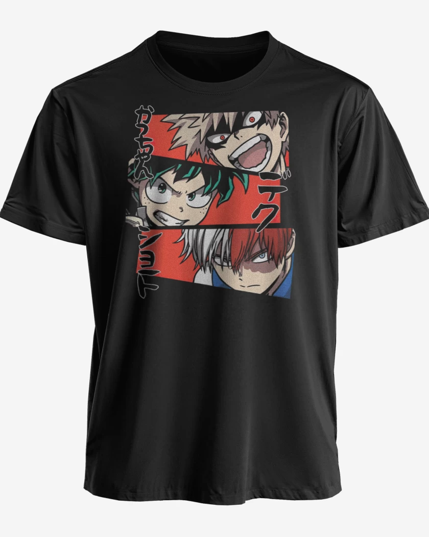 Polera premium Negro de Héroes!!!