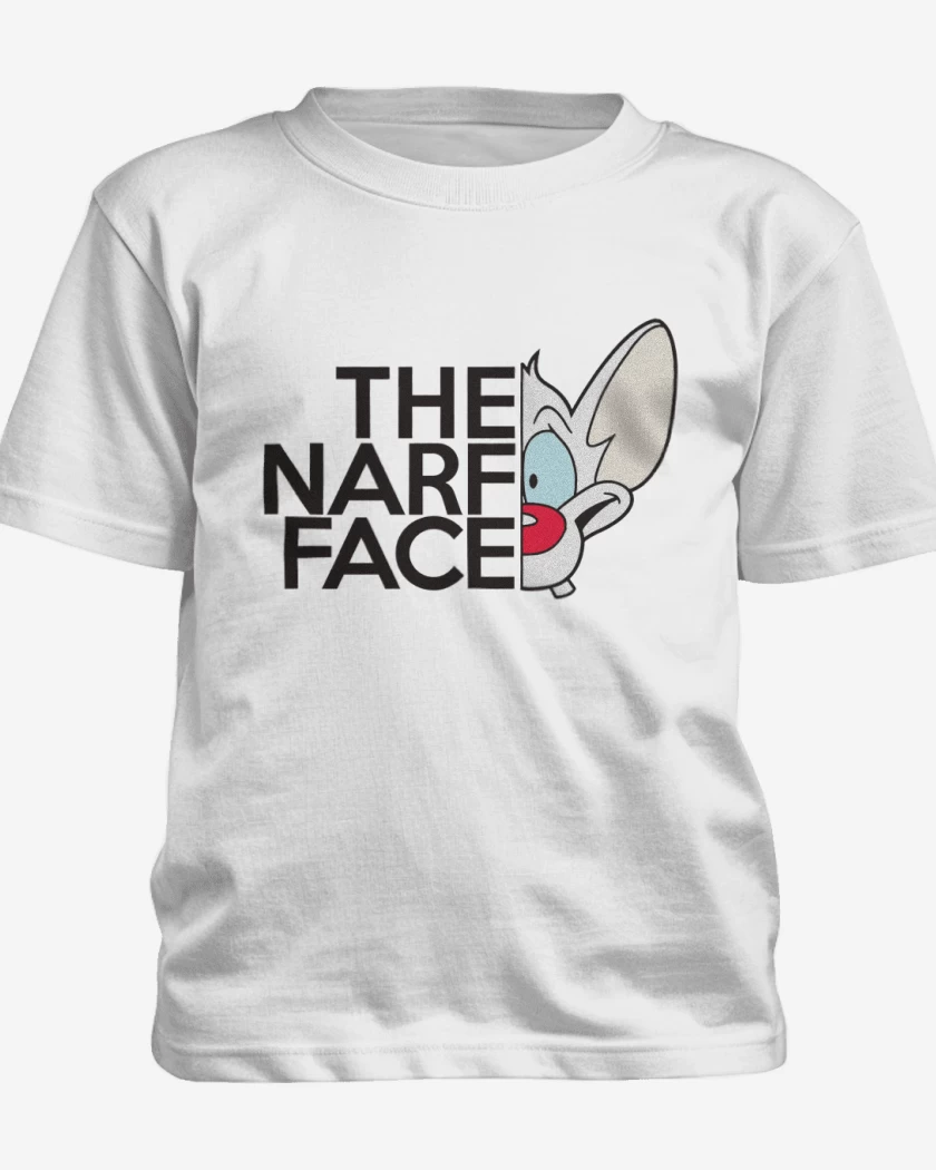Polera de niño Blanco de The narf face 