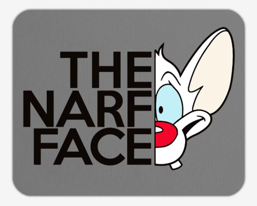 Mousepad The narf face 