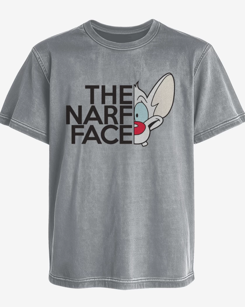 Polera desgastada The narf face 