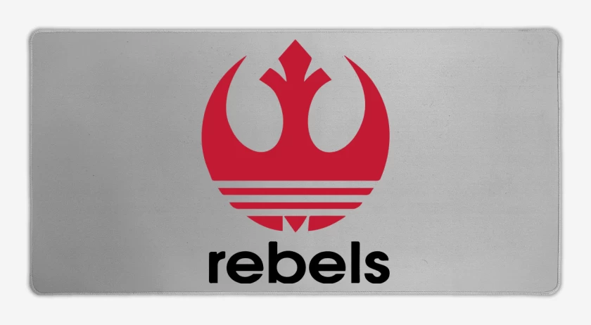 Mouse pad Gamer Gris Melange de Rebels